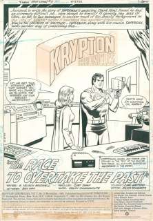 Curt Swan, Frank Chiaramonte | Krypton Chronicles vol 1 #3, strona 1 | ArtKomiks Aukcje
