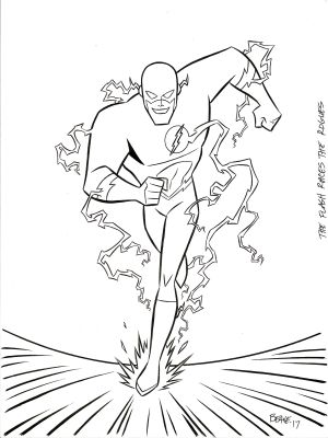 Flash Races the Rogues page 47 by Ethen Beavers