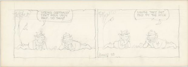 Fred Thomas Signed Concept Original Comic Strip Pencil Panel Cartoon 1966 b4207 | eBay US (Buy It Now)