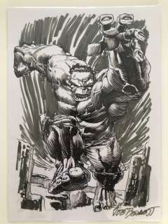 De Hulk - Incredible original artwork by Brazilian artist Joe Bennett, the penciler on the the sensational com - First edition | Catawiki