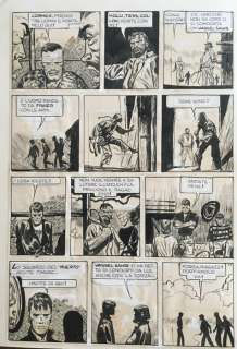 Hugo Pratt - Tavola originale per Junglemen - Loose page | Catawiki