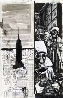 DMZ #42 - Original Cover Illustration - No Future - (2009) | Catawiki