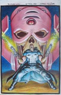 Space Punisher #3/4 - Original cover illustration in colour - (2012) | Catawiki