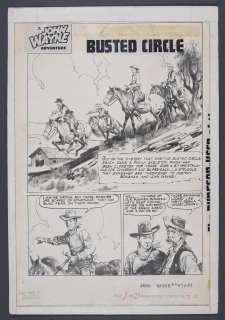 Original Art for John Wayne Adventure Comics (1949) Issue 20, Page 23 | mycomicshop.com