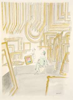 Jean-Jacques Sempé Né En 1932 Chez L‘encadreur Encre de Chine Et Aquarelle Sur Papier Pour Un Dessin Publié En 1981 Dans L‘ou... - Lot 3 - Chez l‘encadreur