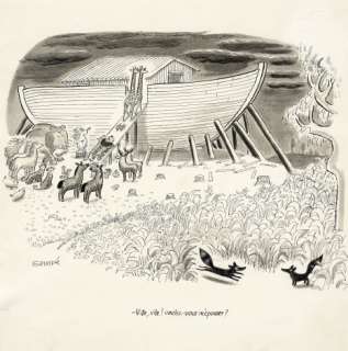 Jean-Jacques Sempé Né En 1932 La Demande En Mariage Encre de Chine, Lavis Et Gouache Correctrice Sur Papier Pour Un Dessin Ré... - Lot 40 - La demande en mariage