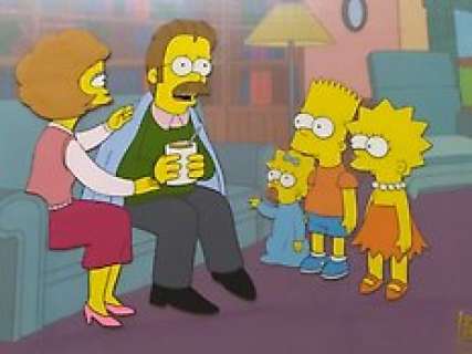 The Simpsons - Animation cel - Episode T7:E03 ‘Home Sweet Home‘ (1995) - Unique, used for the production