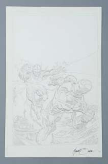 IRON MAN SUPER THRILLER: STEEL TERROR (1996) - Mike Zeck Hand-Drawn Pencil Cover Artwork | Propstore