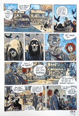 Gilles Cazaux | Le grand Large – TOME 1 – Planche originale – Page 30 | Zic et Bul