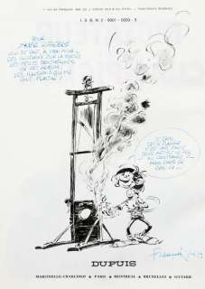 Franquin | Gaston, illustration Ã  l’encre de Chine et au… | Banque Dessinée