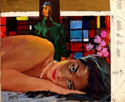 Mario Tempesti | Copertina L’Amore di Ai-Uan (Pearl S. Buck, Pavone Mondadori) | Tavole Originali