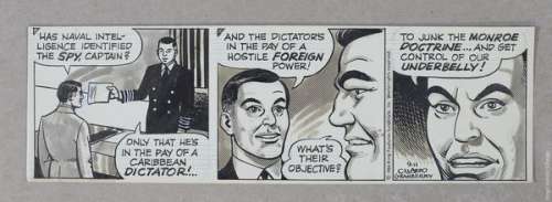 Original Art: Buz Sawyer Comic Strip, September 11, 1984 by John Celardo | mycomicshop.com