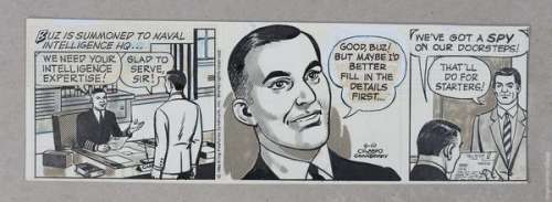 Original Art: Buz Sawyer Comic Strip, September 10, 1984 by John Celardo | mycomicshop.com