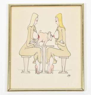 [EROTICA] WILLEM (BERNHARD WILLEM HOLTROP, B. 1941). THREE EROTIC DRAWINGS | Zwiggelaar Auctions