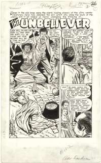 183: Sekowsky Adv Into Darkness 7p original comic art | Russ Cochran