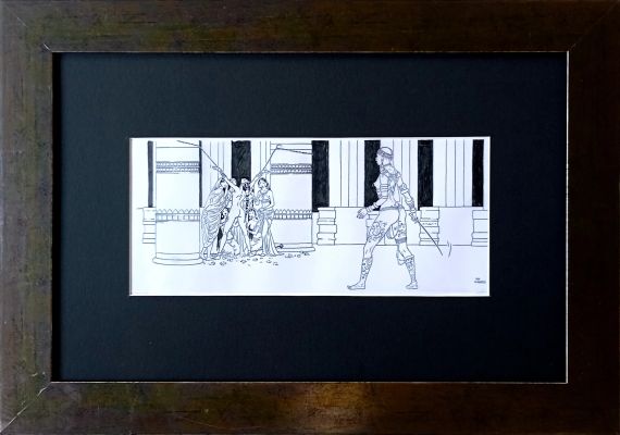 Djinn – Palace Scene Original Production Drawing | Corner4art