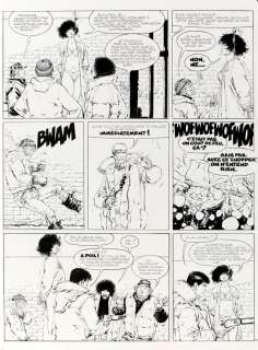 Vance | XIII, planche n°31 Ã  l’encre de Chine de l&#… | Banque Dessinée