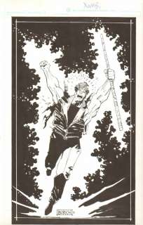 J.J. Birch - xombi promo piece milestone - signed 1993