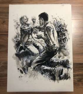 Follet, René - Dessin original - Bob Morane | Catawiki