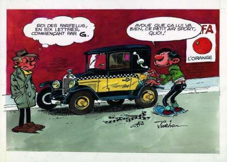 Jidehem | Gaston Illustration pour un projet de poster pour le... | Vermot et Associés