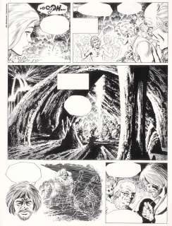 De Huéscar | Captain York, planche n°2 Ã  l’encre de Chine… | Banque Dessinée