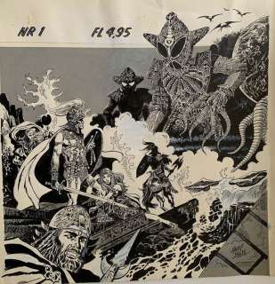 Balm, Harry - Balm, Harry - Originele covertekening - Essef nr: 1 - (1977)