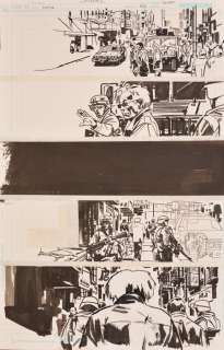 Leon John Paul | DMZ - Couverture originale du Comics "DMZ", Issue 56, 2 of 5, "Collective Punishment" - (2010) | Catawiki