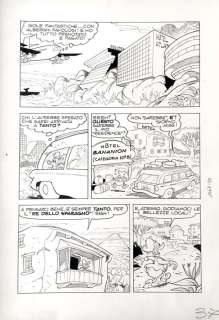 Romano Scarpa | Topolino n. 1061 - Romano Scarpa - Tavola originale "Zio Paperone e il casco d’oro" - Page volante - (1976) | Catawiki