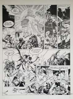 Crisse, Didier | Crisse, Didier - Planche originale - L’Épée de cristal T2 - Le Regard de Wenlok - (1991) | Catawiki