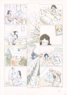 Léonie Bischoff - LÉONIE BISCHOFF – Anaïs Nin – planche originale 84