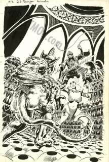 Frank Thorne - Red Sonja Issue 2 Page Cover