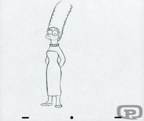 Collective | The Simpsons, Animation Sketches - Marge #1 | Pulp’s Art