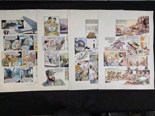 Lot 343 - THE A-TEAM - 4 pages of original comic book art from LOOK-IN Magazine, 1985 series, various | Excalibur Auctions