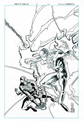 Giuseppe Camuncoli | “Spider-Man versus… Spin” – Radioactive Spider-Man #3 – copertina | Cart Gallery