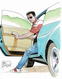 Bourgne - Lot 250 - Michel Vaillant, Cannonball en édition originale, agrémenté d’une dédicace. Proche de l’état neuf.