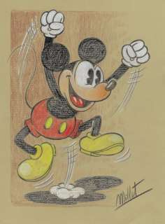 Millet | Classic Mickey Mouse - Millet - Original Drawing | Catawiki