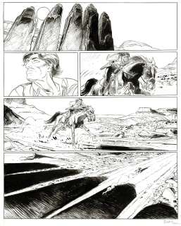 Boucq | Bouncer, La Proie des Louves, planche originale à l’encre de chine pour cet album paru en 2006 aux humanoïdes Associés. | Septimus