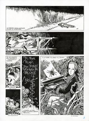 Enrique Breccia | “Reuniòn” – tavola 3 | Cart Gallery