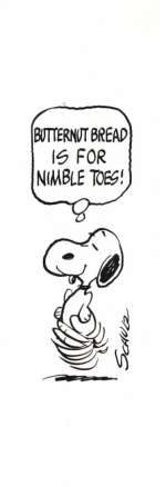 Schulz Charles M. | "Butternut Bread - Snoopy", anni | Urania Casa d’Aste