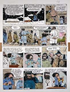 Dimitri | Dimitri - Planche originale couleur - Le Goulag T12 - Halte Ã  la viscère (planche 18) - (1992) | Catawiki