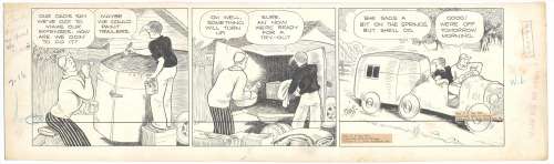 Frank Frank King | King - Gasoline Alley 7/16/1937 | Russ Cochran