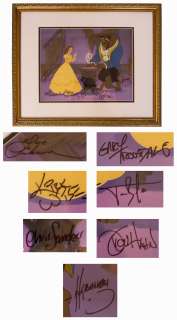 Disney Limited Edition Sericel of ’’Reflection of Love’’ From ’’Beauty and the Beast’’ -- Signed by Seven of the Animators & Directors on the 1991 Academy Award Winning Film | Nate Sanders