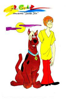 Ron Campbell | Campbell - Scooby Doo and Shaggy Story Board | Russ Cochran