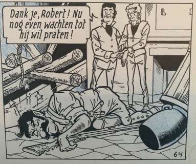 Vandersteen, Willy | Robert en Bertrand 3 - Original page (p.16) - De nabjar van Poenjab - (1974) | Catawiki