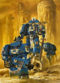 Adrian Smith - Illustration originale - Les Omega - Warhammer