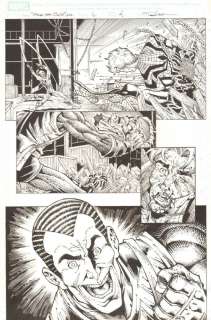 Todd Nauck - spider-man: the clone saga #1 p. 4 - green goblin - 2009 signed