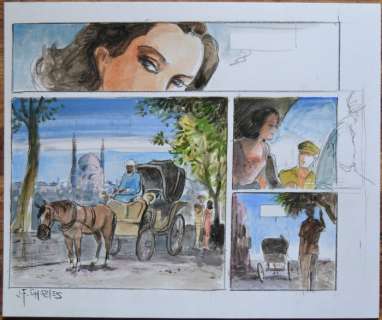 Charles, Jean-François | Charles, Jean-François - Crayonné original couleur - War & Dreams T2 - Le Code Enigma - (2008) | Catawiki