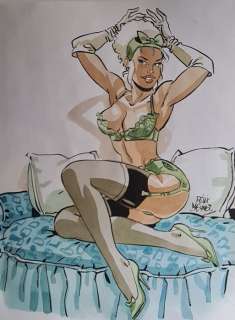 Meynet, Felix | Meynet, Felix - Dessin original couleur - Mirabelle Pin-Up | Catawiki