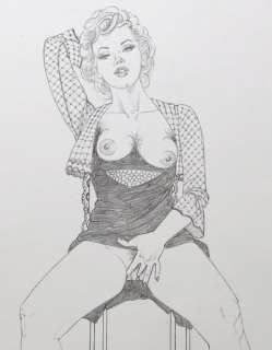 Giovanna Casotto | Giovanna Casotto - illustrazione originale a matita - firmata - Page volante (2021) | Catawiki