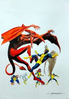 Lã³Pez Espã­, Rafael | LÃ³pez EspÃ­, Rafael - Dibujo original - RecreaciÃ³n de portada de X-men espaÃ±a - (2020) | Catawiki